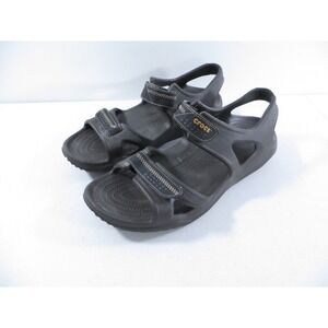 Crocs Swiftwater River Adjustable Strap Brown Comfort Hike Sandals Mens Size 13